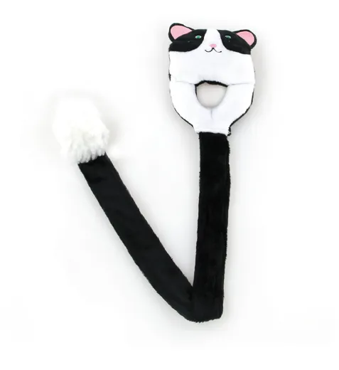 swisspet Soft-Stuffed Katzenspielzeug mit Raschelball Schwarz
