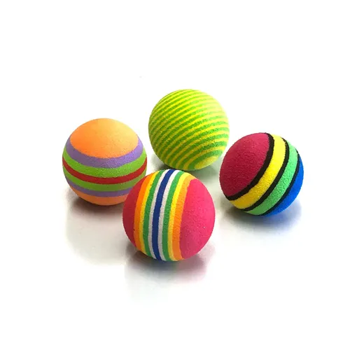 swisspet Katzenspielbälle Ping-Pong Bunt