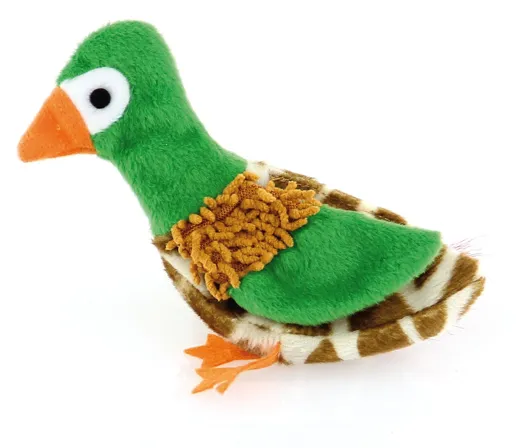 swisspet Katzenspielzeug Raschelducky Grün