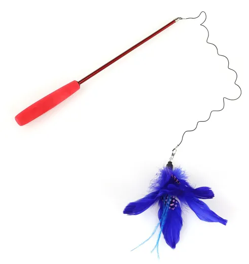 swisspet Katzenangel Kitty Teaser Blau