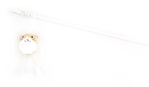 swisspet Katzenangel Mouse mit Raschel Beige