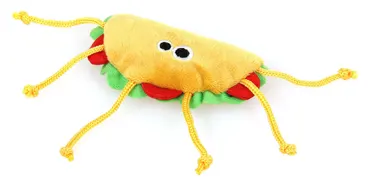 swisspet Plüsch-Taco mit Catnip Hellbraun