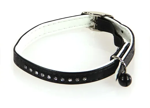 Swisspet Katzenhalsband Art Leather Plus Schwarz