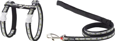 RedDingo Design Geschirr und Leine Bumble Bee Hummel Schwarz