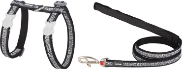 RedDingo Design Geschirr und Leine Safari Schwarz