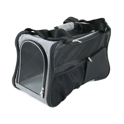 Transporttasche Mora Grau/Schwarz