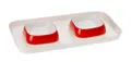 Kombi Futternapf/Wassernapf von swisspet, 2 x 0.4l