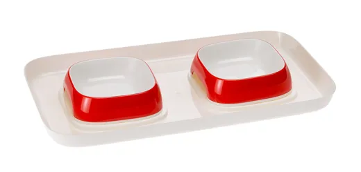 Kombi Futternapf/Wassernapf von swisspet, 2 x 0.4l