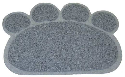 Pfotenform Matte für das Katzen WC