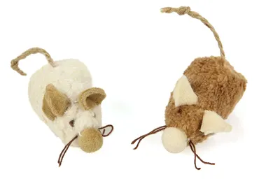 swisspet Plüsch-Mäuse-Set mit Schnurschwanz