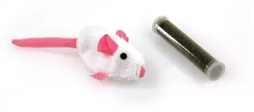 swisspet Plüschmaus mit Catnip-Trommel