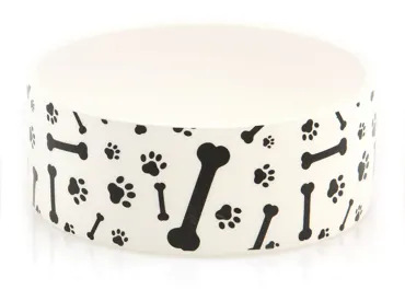 swisspet Keramiknapf ,,BONES & PAWS,,