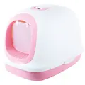 Design Katzentoilette in Pink