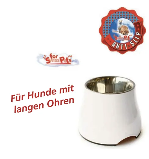 swisspet Cocker-Napf aus Melamin, Weiss, 700ml
