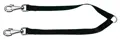 Leinen Koppel Twin Rot Schwarz
