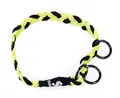 swisspet Halsband geflochten Schwarz/Gelb