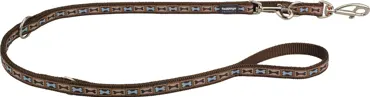 Führleine Design Brauner Knochen