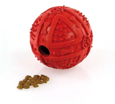 swisspet Hundespielzeug Futter-Gummiball Pfötli