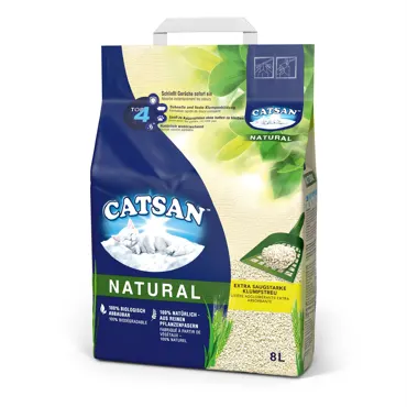 Katzenstreu Catsan Natural Klumpstreu 8L