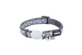 RedDingo Katzenhalsband Stars White on Cool Grey