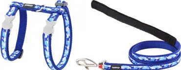RedDingo Design Geschirr und Leine Camouflage Navy