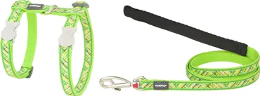 RedDingo Design Geschirr und Leine Flanno Lime Grün
