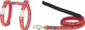 RedDingo Geschirr und Leine Flanno Rot