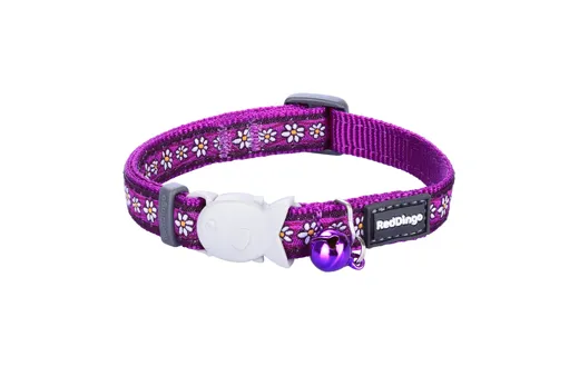 RedDingo Design Katzenhalsband Daisy Chain Violett