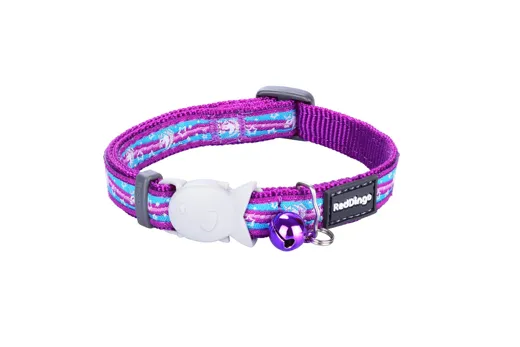RedDingo Katzenhalsband Unicorn Violett XS