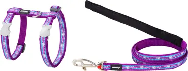 RedDingo Design Geschirr und Leine Unicorn Violett