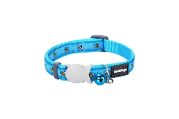 RedDingo Design Katzenhalsband Bumble Bee Hummel Türkis