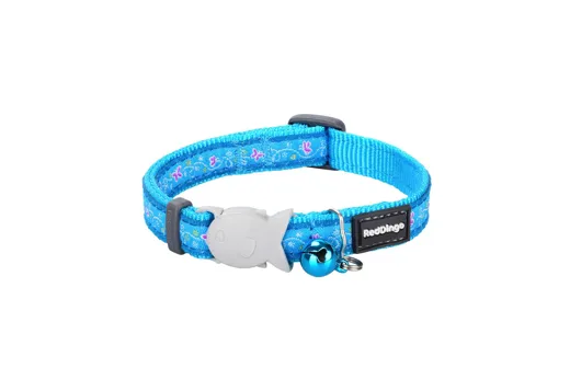 RedDingo Katzenhalsband Butterfly Türkis