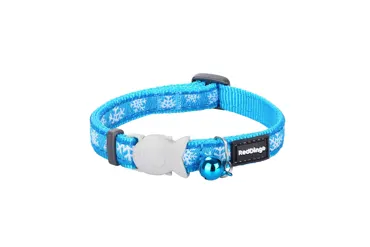 RedDingo Design Katzenhalsband Snowflake Türkis