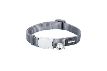 RedDingo Classic Katzenhalsband Plain Cool Grau