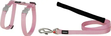 RedDingo Classic Geschirr und Leine Plain Rosa