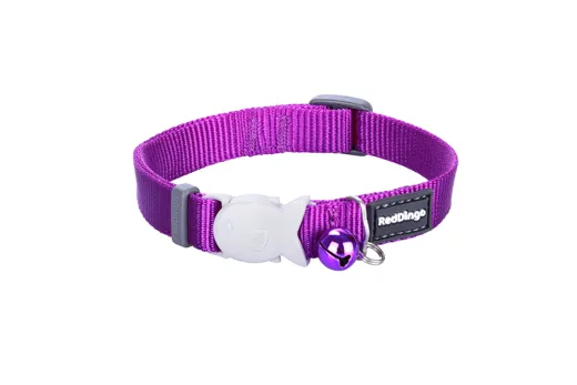 RedDingo Katzenhalsband Plain Violett