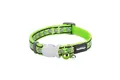 RedDingo Katzenhalsband Reflective Fisch Lime Grün
