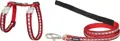 RedDingo Geschirr und Leine Reflective Rot