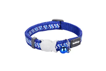 RedDingo Reflective Katzenhalsband Ziggy Dunkelblau