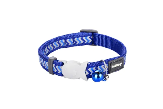 RedDingo Katzenhalsband Reflective Ziggy Dunkelblau