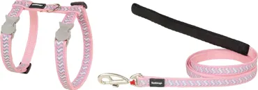 RedDingo Reflective Geschirr und Leine Ziggy Rosa