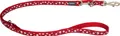 RedDingo  Führleine Design White Spots on Red