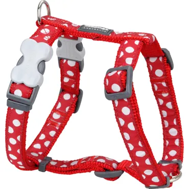 Geschirr Design White Spots on Red