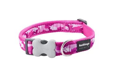Hundehalsband Design Hot Pink