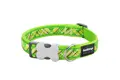 RedDingo Halsband Flanno Lime
