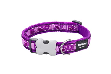 Hundehalsband Design Breezy Love Violett