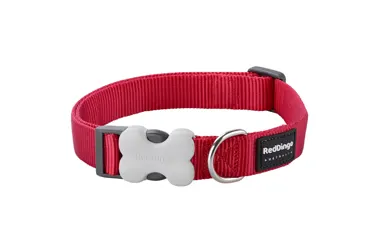 Hundehalsband Classic Rot
