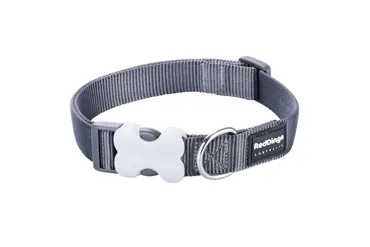 Hundehalsband Classic Grau