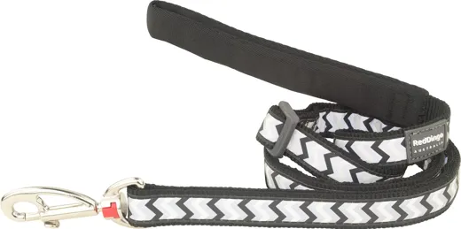RedDingo Führleine Design Reflective Ziggy Black