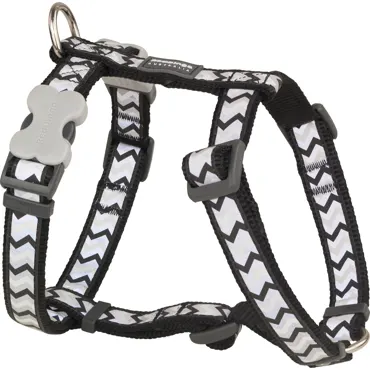 Geschirr Reflective Ziggy Schwarz